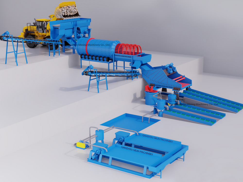 Alluvial Gold Processing Plant